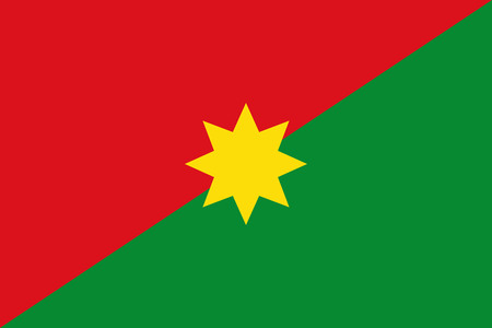 Casanare vector flag, Colombia. Flag of Colombian Department Casanare.のイラスト素材