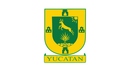 Vector flag of the Yucatan State, Mexico.のイラスト素材