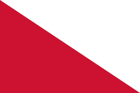 Vector flag of Utrecht is the capital and most populous city in the Dutch province of Utrecht.のイラスト素材