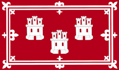 Vector flag of Aberdeen, Scotland, UK.のイラスト素材