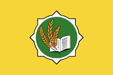 Bozeman city flag vector illustration, Gallatin County, Montana state, United States of America, USA town sign. Bozeman city emblem banner. Sticker Bozeman city.のイラスト素材