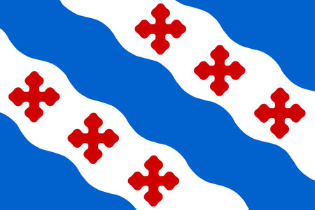 Rockville city flag vector illustration isolated, Montgomery County, Maryland state, United States of America. Emblem banner Rockville town sticker. Badge Rockville, Maryland.のイラスト素材