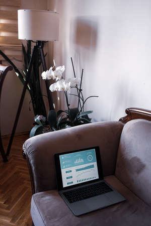 working as home officeのeditorial素材