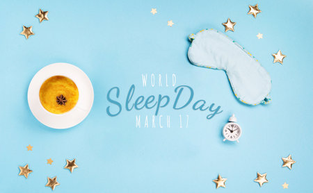 World Sleep day observed on March. Quality of sleep, good night, insomnia, relaxation concept....