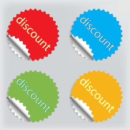 discount Labelsのイラスト素材