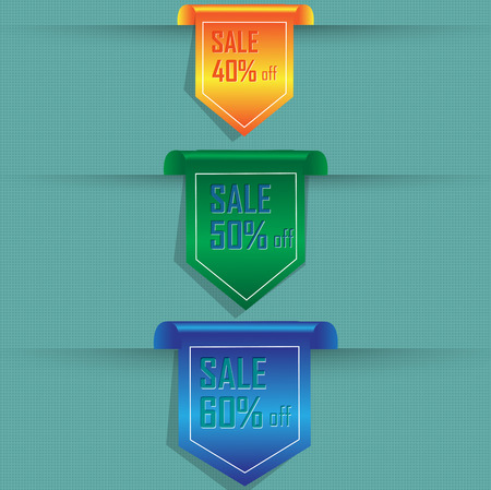 sale tagsのイラスト素材