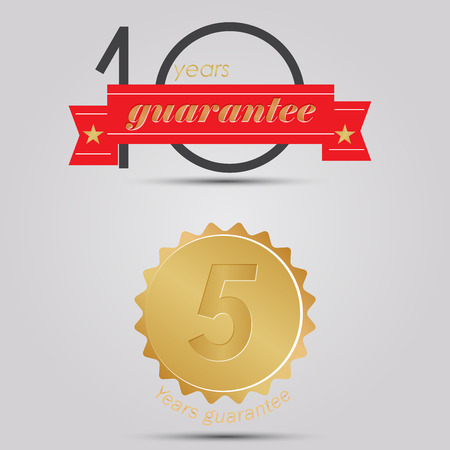 guarantee label. Vector.のイラスト素材