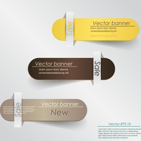 vector banners setのイラスト素材