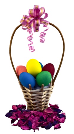 Easter basketの写真素材