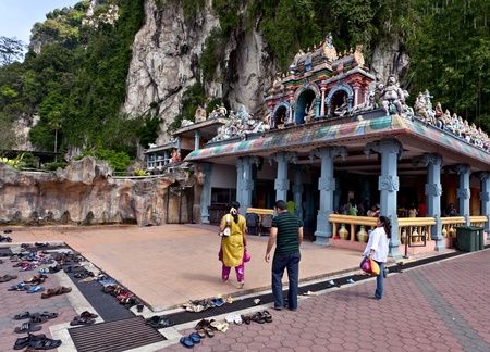 Batu caves, Kuala Lumpur, Malaysia, 2012 - hindu ritualsのeditorial素材