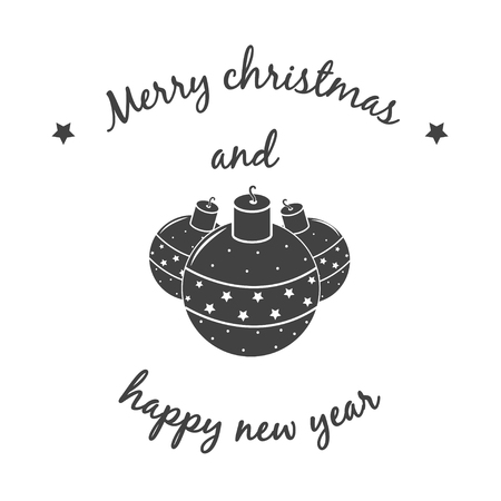 Christmas ornaments, xmas Background.のイラスト素材