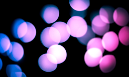 abstract blurred circles on a black background