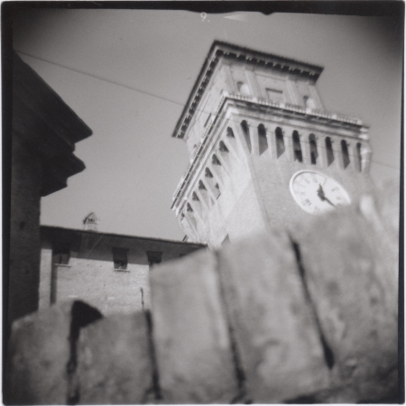 Castle Tower, Ferrara - Italyの写真素材