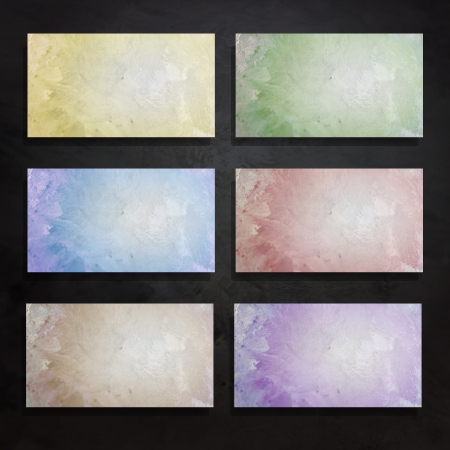 new set of abstract frames on black background can use to place your text or imageのイラスト素材