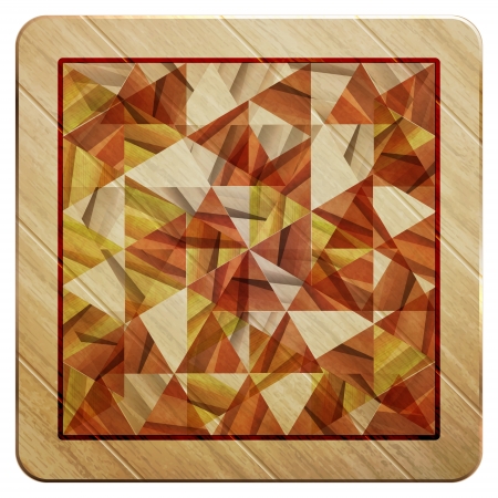 new wooden background with abstract ornament can use like minimal designのイラスト素材