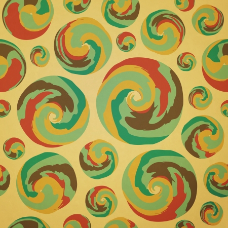 new seamless pattern with abstract colorful balls on paper textureのイラスト素材