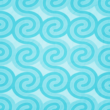 seamless pattern with abstract, blue waves over paper texture. vector background designのイラスト素材