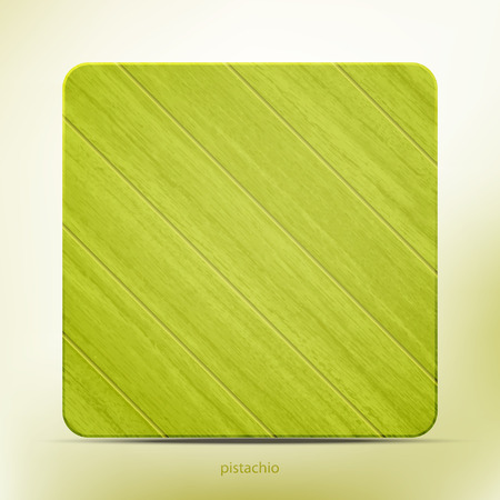 wooden frame with realistic green planks. vector background designのイラスト素材