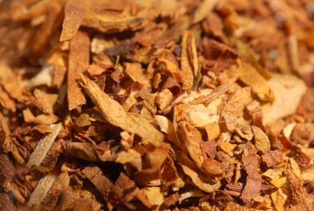 macro pattern of dried tobacco leavesの写真素材