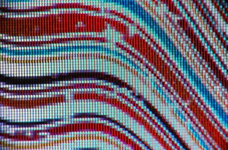 macro of LCD displey - abstract colorful background