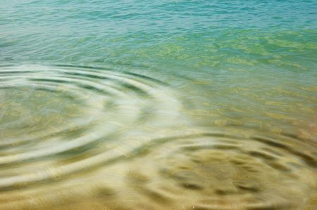 colorful sea water surface