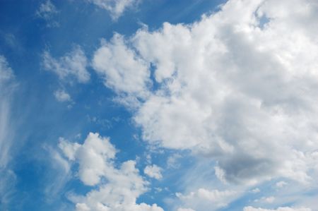 Blue sky  backgroundの写真素材
