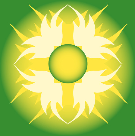 grungy background of bended colorful lines with space for textのイラスト素材