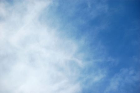 blue sky and clouds backgroundの写真素材