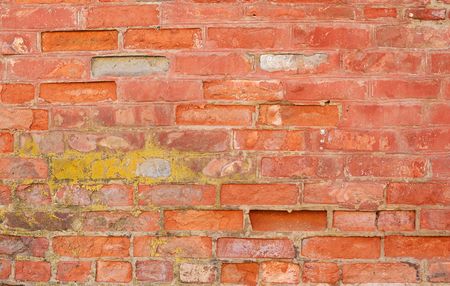 red brick wall patternの写真素材