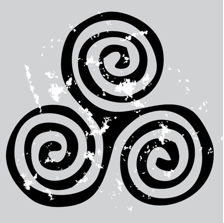 celtic spiralのイラスト素材