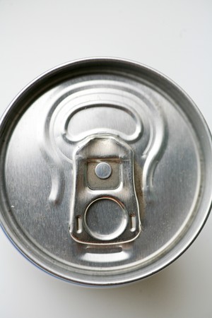aluminium drink can on the white backgroundの写真素材