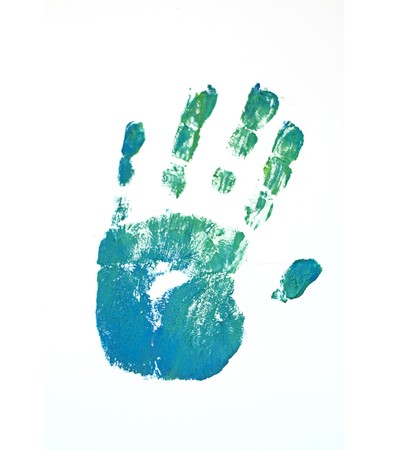 print of the handの写真素材