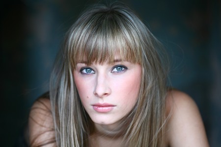 cute blonde face