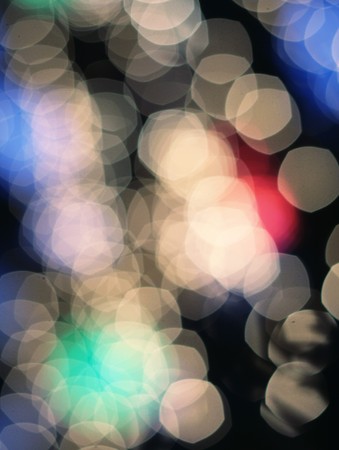 Abstract spots of lightsの写真素材