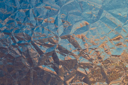 background of crumpled metal foilの写真素材