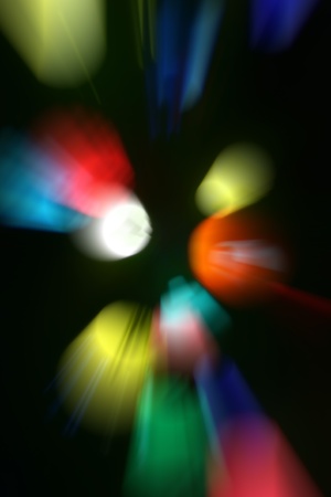 Color Bokeh  against a dark background for use at graphic design