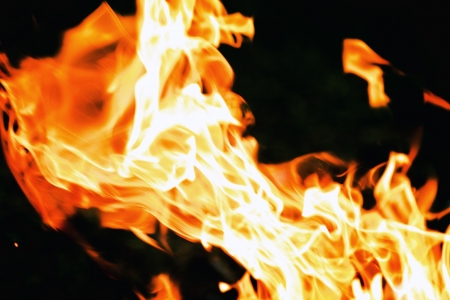 closeup flame background