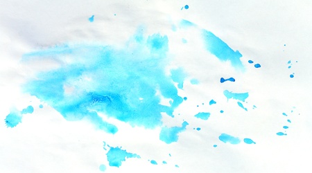 Blue spot, watercolor abstract hand painted backgroundのイラスト素材