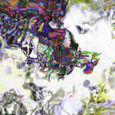 Abstract artistic Background forming by blots of paintsの写真素材