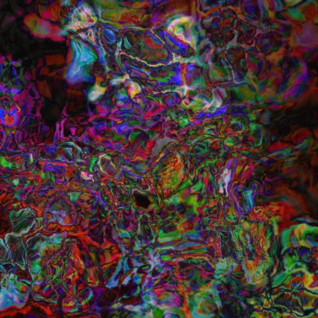 abstract painted background of mixed coloursの写真素材