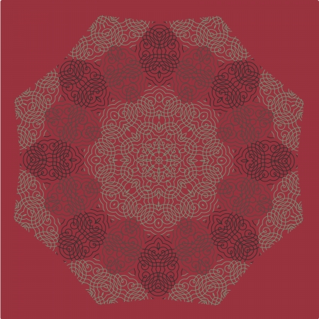 illustration drawing of ornamental frame vector format backgroundのイラスト素材