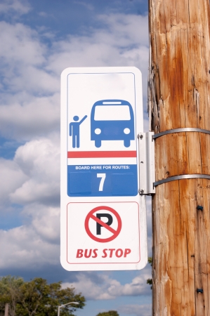 Billboard on Bus Stop for your advertising situated Billboard on Bus Stop for your advertising situated