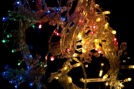 xmas garland lights