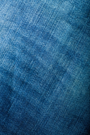 blue jeans denim macro image, textile backgroundの写真素材
