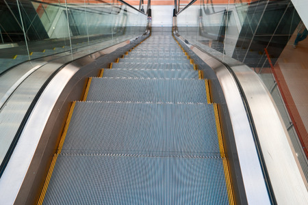 The down escalator and a lot of space for text