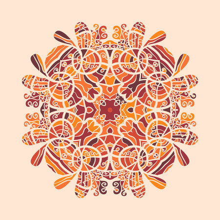Mandala Print.のイラスト素材