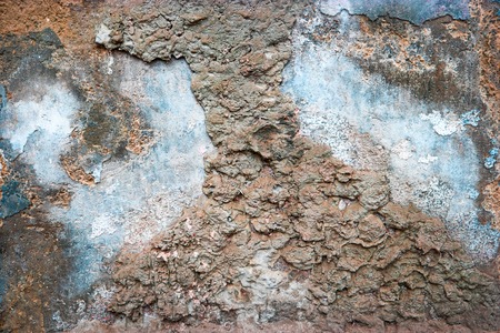 old cement plaster wall, background with copy space.の写真素材