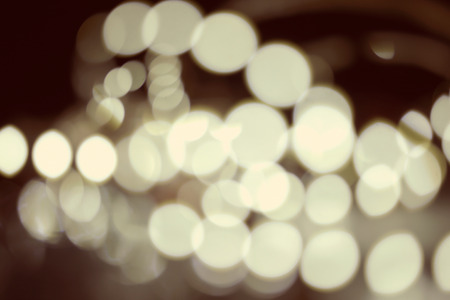 Defocused decorations vintage color shot. New Year Eve Celebration concept retro toned color image.の写真素材