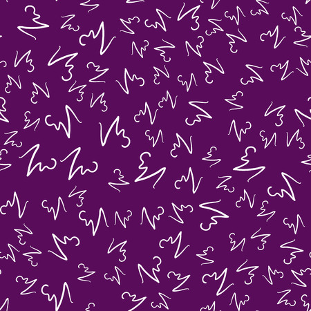 Allover Abstract lines seamless Print on violetのイラスト素材