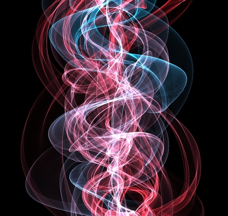 Blue and red abstract fire frame copyspaceの写真素材